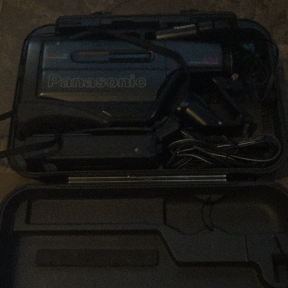 Vhs. Cam corder.  Works great.